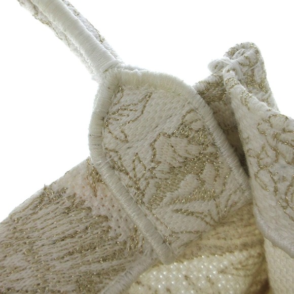 Dior Book Tote Mini Phone Bag Ivory Gold - Picture 9 of 14